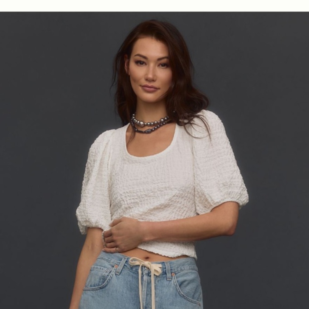 Maeve White Blouse